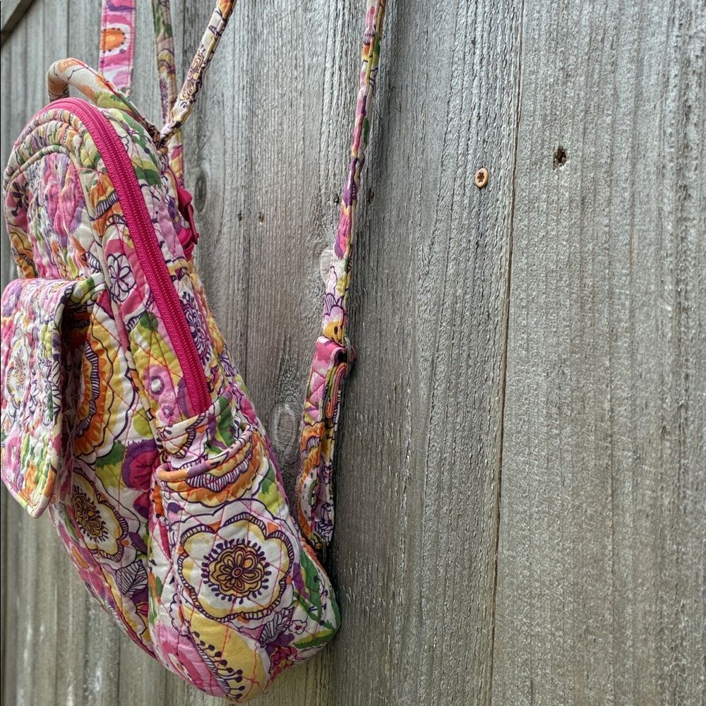 Vera Bradley Multicolor Patterned Backpack - Picture 8 of 16